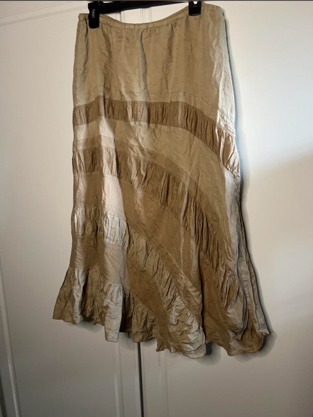 Y2K 100% linen cottagecore skirt - Picture 9 of 9